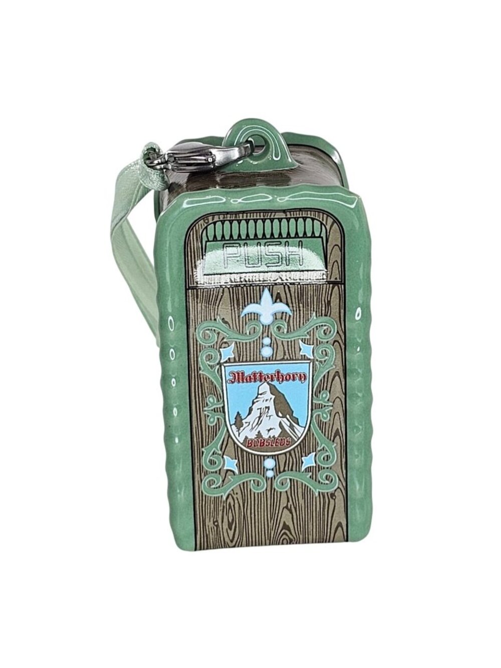 Disney Parks Matterhorn Hanging Trash Can Ornament Christmas Decor RARE RETIRED